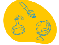 Ilustração de laboratório